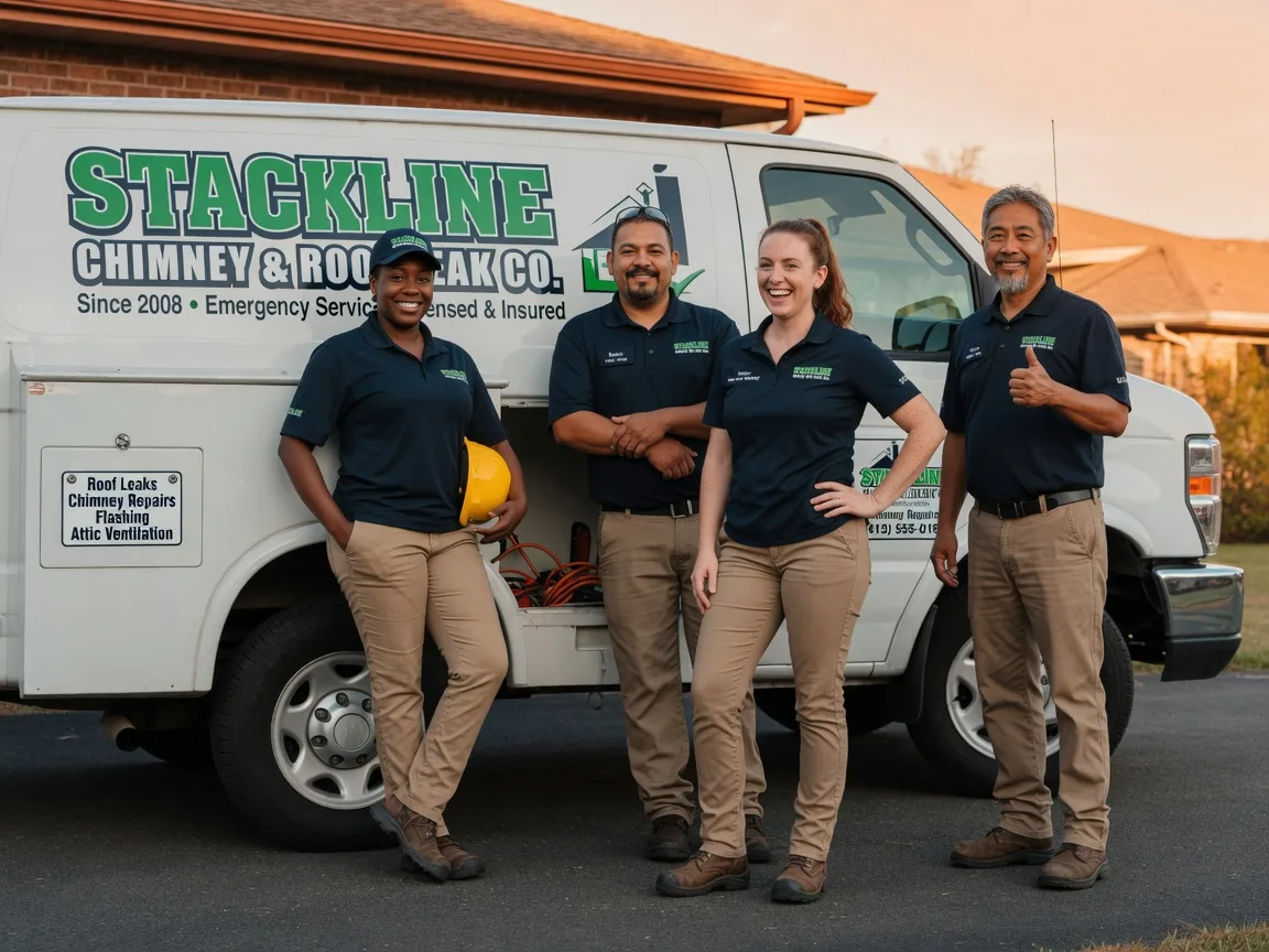 Chimney flashing repair company in Godfrey, IL